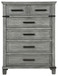 Russelyn - Gray - Five Drawer Chest