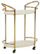 Tarica - Cream / Gold Finish - Bar Cart