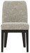 Burkhaus - Beige / Dark Brown - Dining UPH Side Chair (Set of 2)