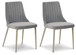 Barchoni - Gray - Dining Uph Side Chair (Set of 2)