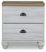 Haven Bay - Brown / Beige - Two Drawer Night Stand