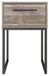 Neilsville - Whitewash - One Drawer Night Stand - Vinyl-Wrapped