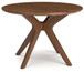 Lyncott - Brown - Round Dining Room Table