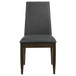 Wes - Upholstered Side Chair (Set of 2) - Gray And Dark Walnut