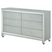 Gunnison - 6-Drawer Dresser - Silver Metallic