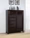 Phoenix - 6-Drawer Door Chest - Deep Cappuccino