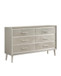 Ramon - 6-Drawer Dresser - Metallic Sterling