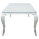 Carone - Rectangular Glass Top Dining Table