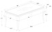 Carone - Rectangular Glass Top Dining Table