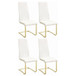 Montclair - Upholstered Dining Side Chair (Set of 4) - White