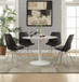 Lowry - Round Dining Table - White