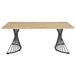 Altus - Composite Wood Dining Table - Natural Oak