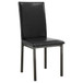 Garza - 5 Piece Rectangular Dining Table Set - Black