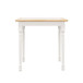 Carlene - Square Top Dining Table - Natural Brown And White