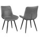 Brassie - Upholstered Side Chairs (Set of 2) - Gray