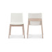 Deco - Oak Dining Chair (Set of 2) - Cream White