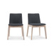 Deco - Oak Dining Chair (Set of 2) - Dark Gray