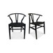 Ventana - Dining Chair (Set of 2) - Black