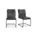 Ansel - Leather Dining Chair (Set of 2) - Onyx Black