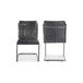 Ansel - Leather Dining Chair (Set of 2) - Onyx Black