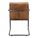 Ansel - Leather Arm Chair (Set of 2) - Grazed Brown