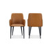 Cantata - Vegan Leather Dining Chair (Set of 2) - Tawny