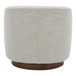 Oscy - Fabric Swivel Chair - White