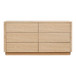 Round Off - Dresser - Beige / Oak