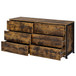 Juvanth - Dresser - Rustic Oak & Black