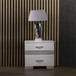 Naima II - Nightstand - White High Gloss