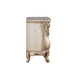 Gorsedd - Nightstand With Marble Top - Marble Top & Golden Ivory