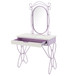 Priya II - Vanity Set - White & Light Purple
