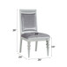 Maverick - Side Chair Set of 2) - Fabric & Platinum
