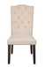 Gerardo - Side Chair (Set of 2) - Beige Linen & Weathered Espresso