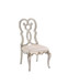 Esteban - Side Chair (Set of 2) - Ivory Velvet & Antique Champagne Finish