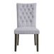 Merel - Side Chair (Set of 2) - Gray Linen & Gray Oak