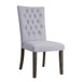 Merel - Side Chair (Set of 2) - Gray Linen & Gray Oak
