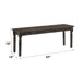Claudia II - Bench - Weathered Gray
