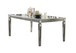 Kacela - Dining Table - Mirrored & Antique Silver Finish