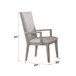 Rocky - Arm Chair Set of 2) - Fabric & Gray Oak