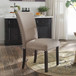 Nolan - Side Chair Set of 2) - Linen & Salvage Dark Oak