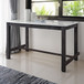 Yelena - Counter Height Table With Marble Top - Marble Top & Weathered Espresso