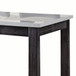 Yelena - Counter Height Table With Marble Top - Marble Top & Weathered Espresso