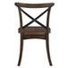 Kaelyn - Side Chair (Set of 2) - Dark Oak & Black Metal