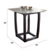 Razo - Counter Height Table With Marble Top - Marble Top & Weathered Espresso