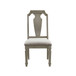 Zumala - Side Chair (Set of 2) - Beige Linen & Weathered Oak Finish