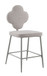 Clover - Counter Height Chair (Set of 2) - Beige Fabric & Champagne Finish