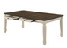 Fedele - Dining Table - Weathered Oak & Cream