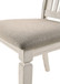 Fedele - Side Chair (Set of 2) - Tan Fabric & Cream Finish