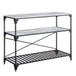 Jakob - Kitchen Cart - Black & Concrete Finish